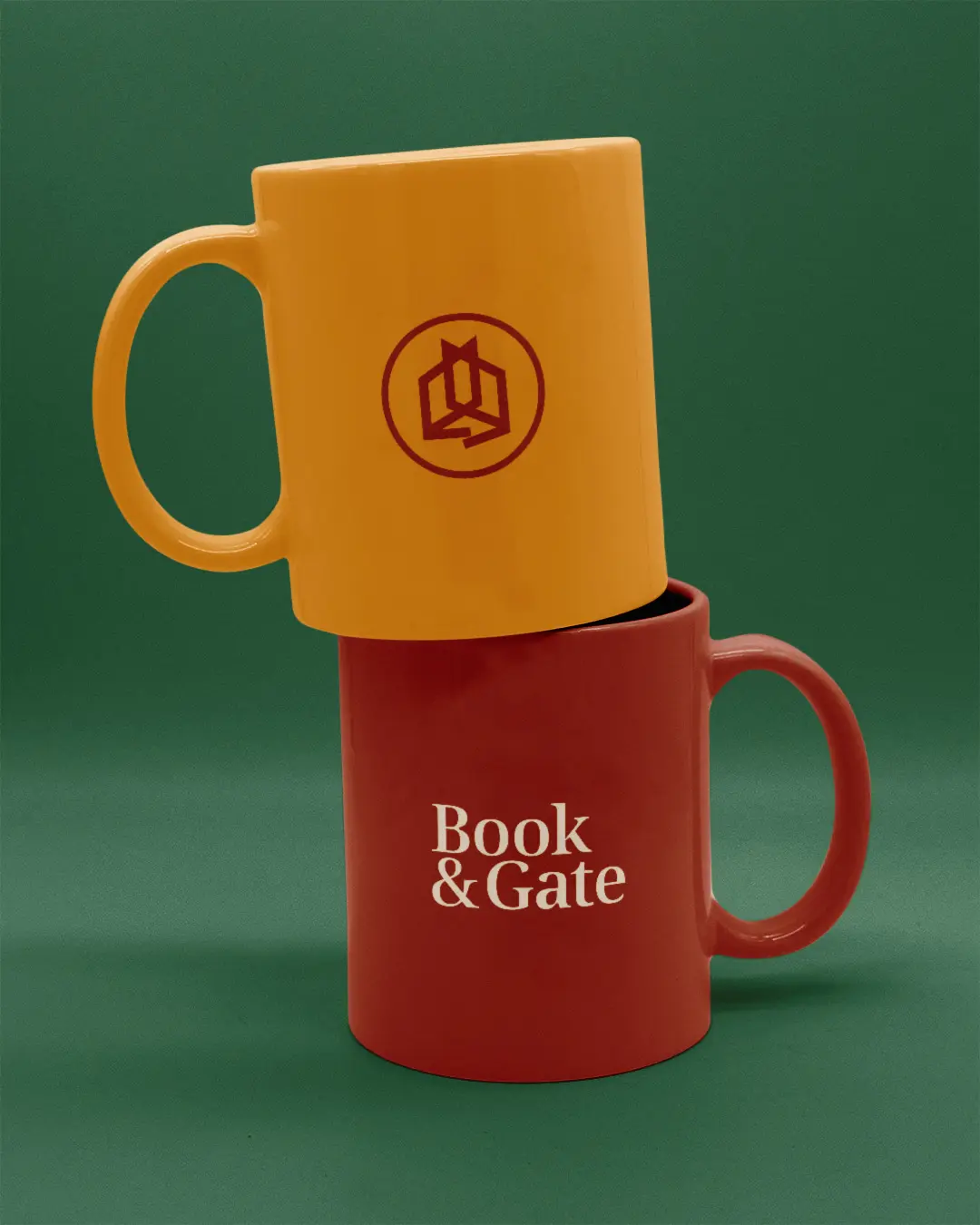 Book and Gate Ceramic Mugs