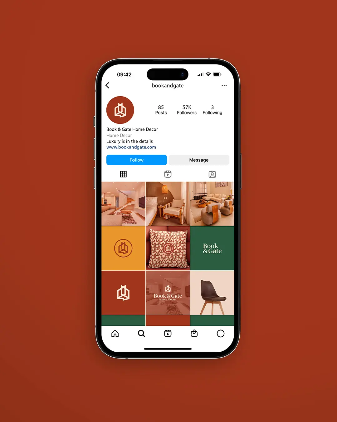 Book and Gate Instagram Feed Iphone