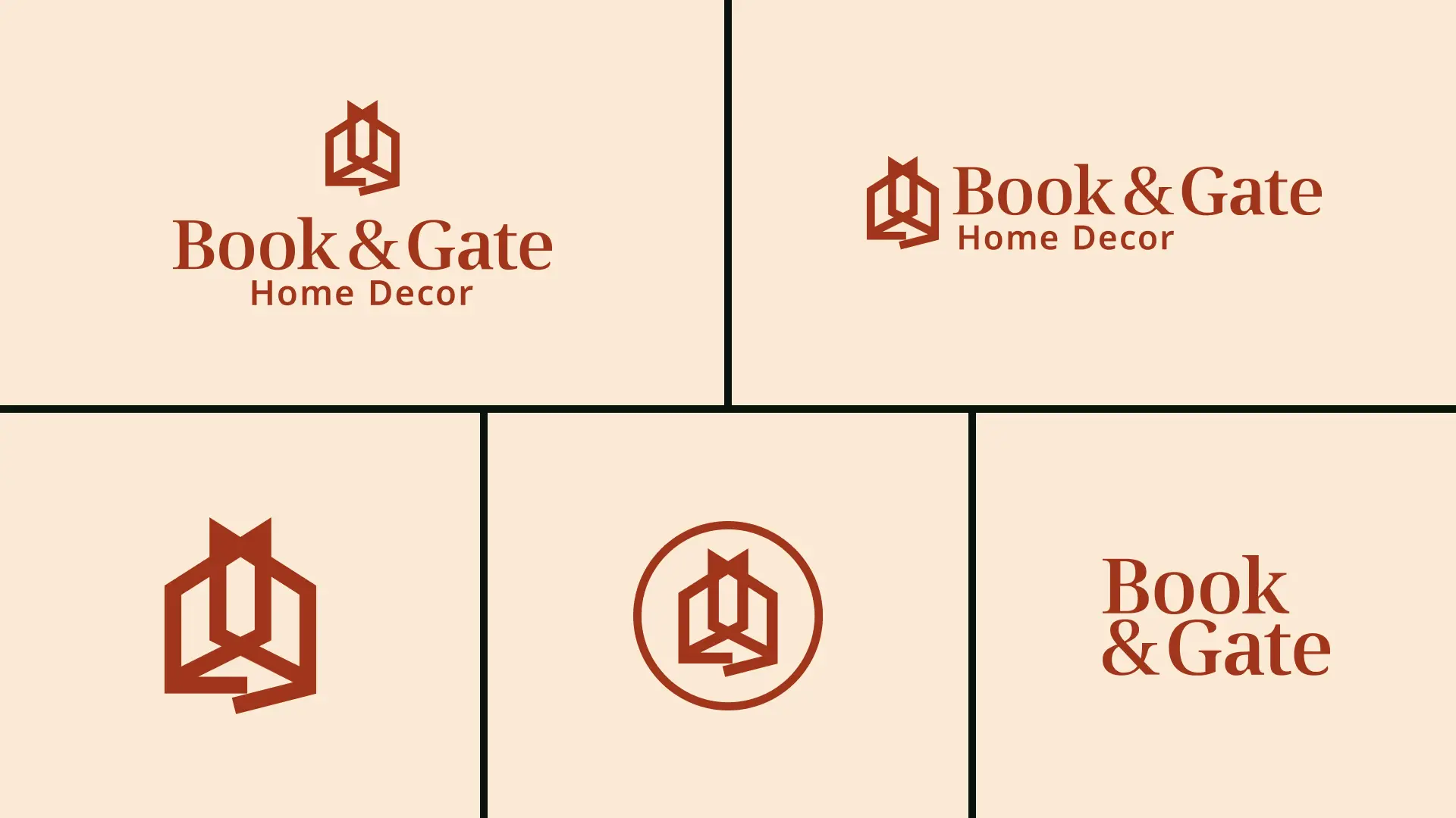 Book and Gate Logo Suite