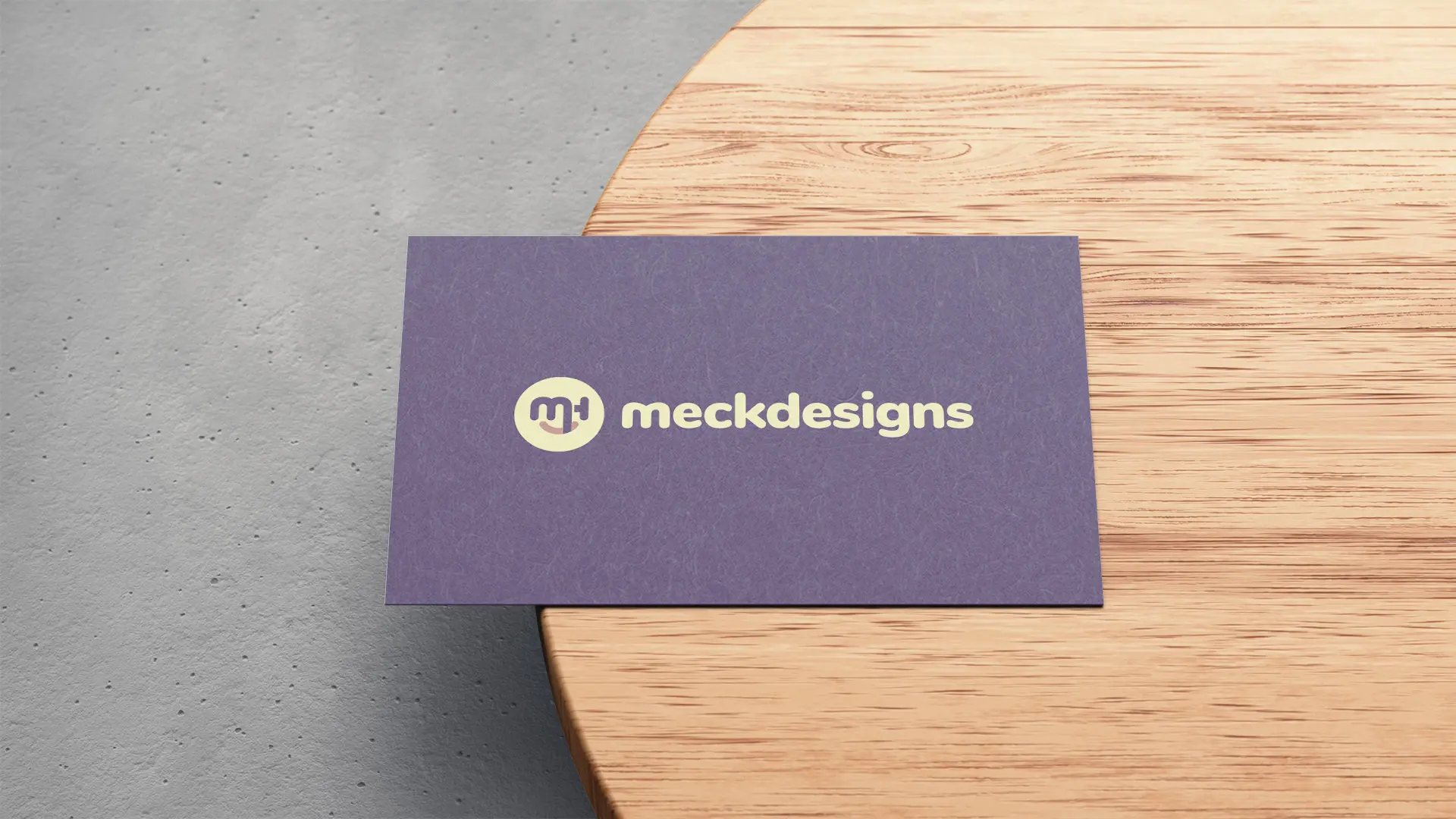 Meckdesigns Business Card Style 1