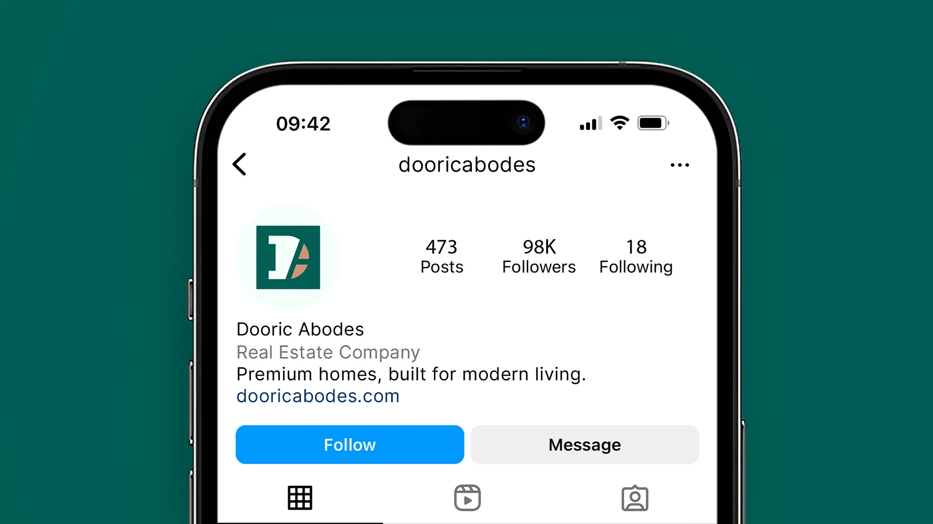 Dooric Abodes Logo on Instagram 2