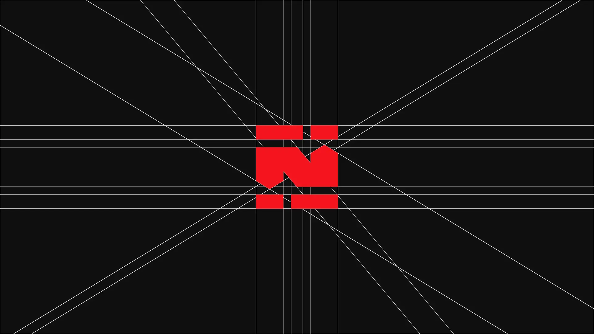 Nexlinje Logistics Logo Gridlines