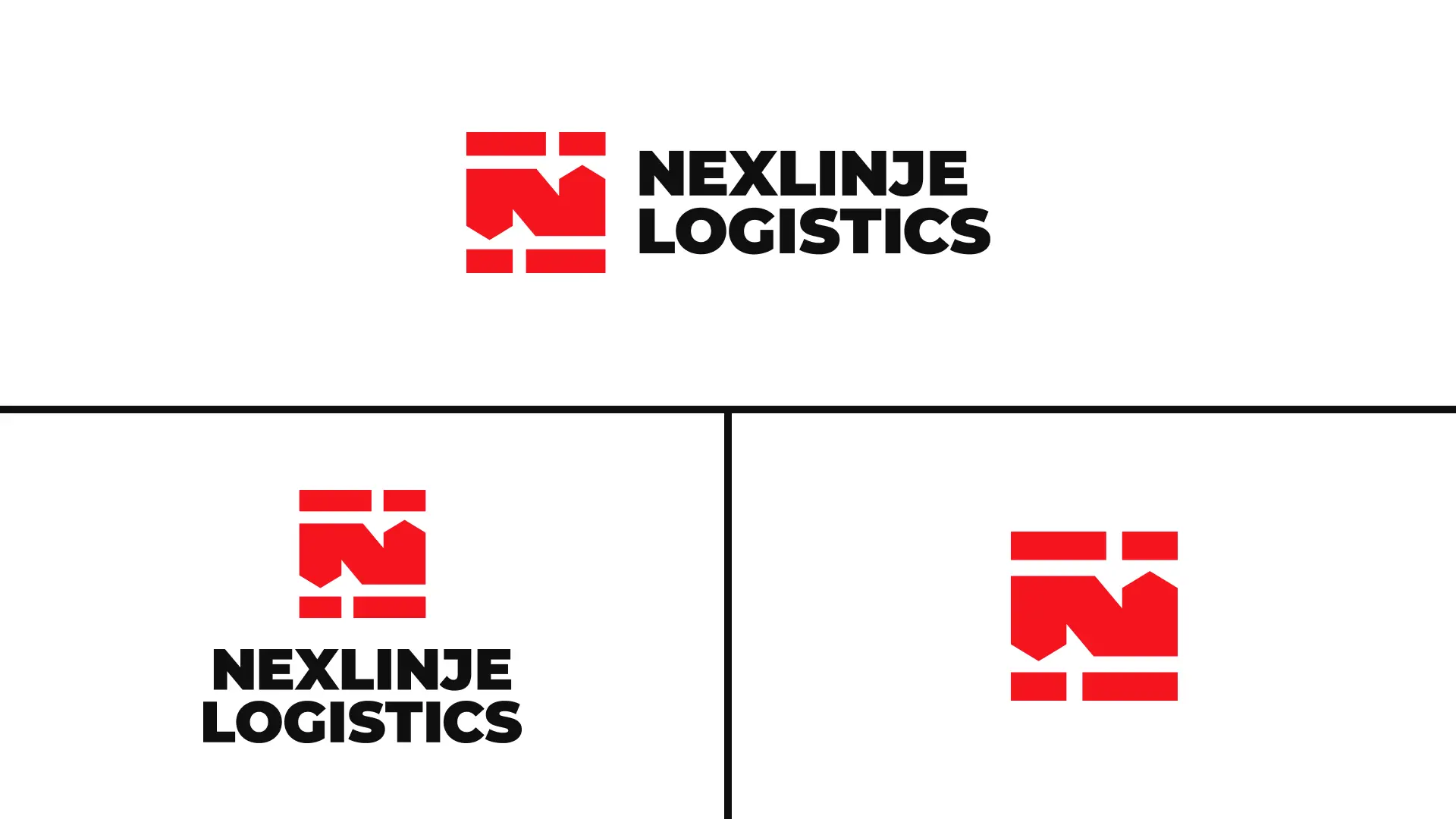 Nexlinje Logistics Logo Suite