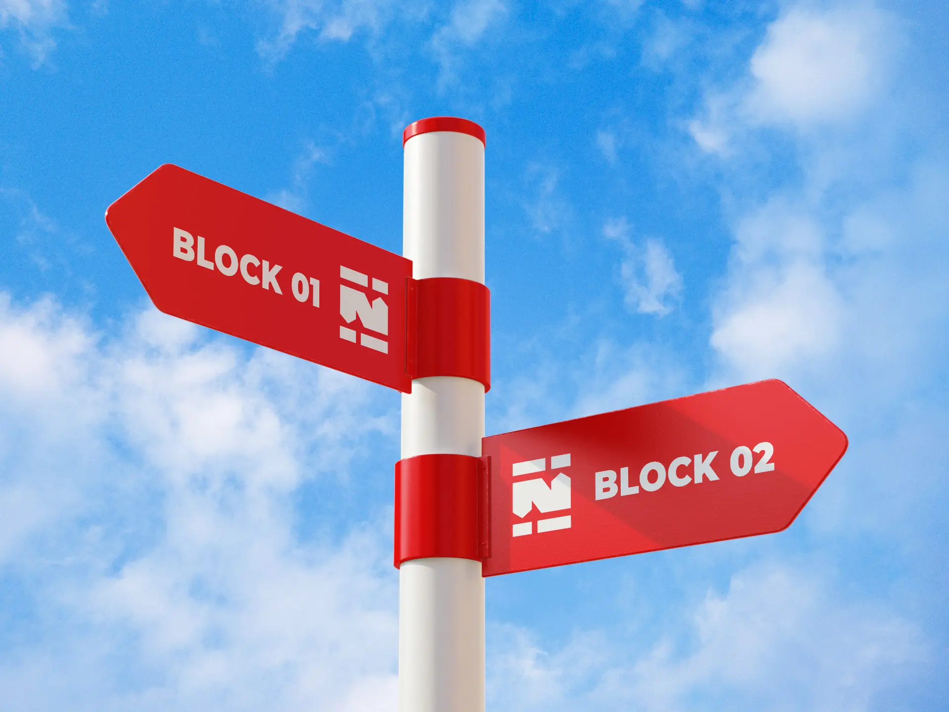 Nexlinje Logistics Outdoor Direction Sign