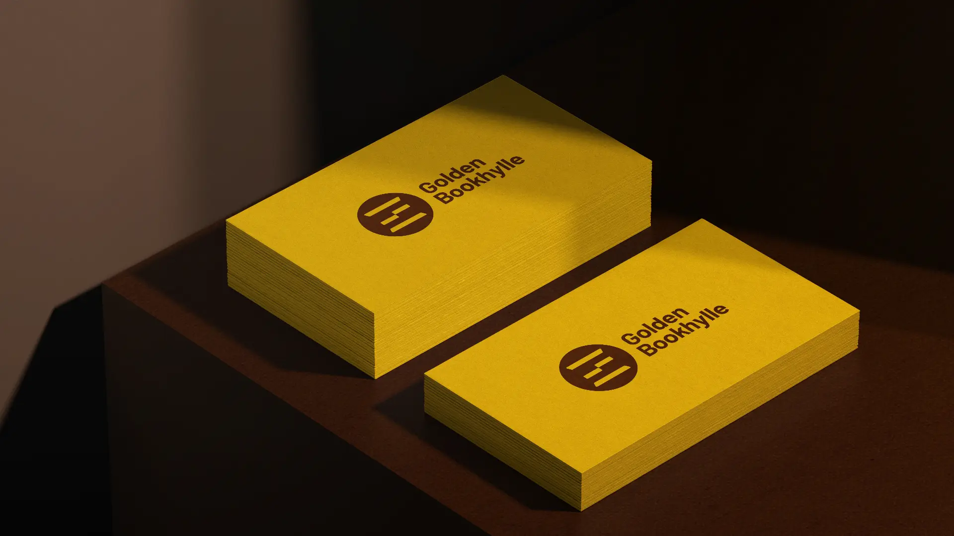 Golden Bookhylle Business Card V2