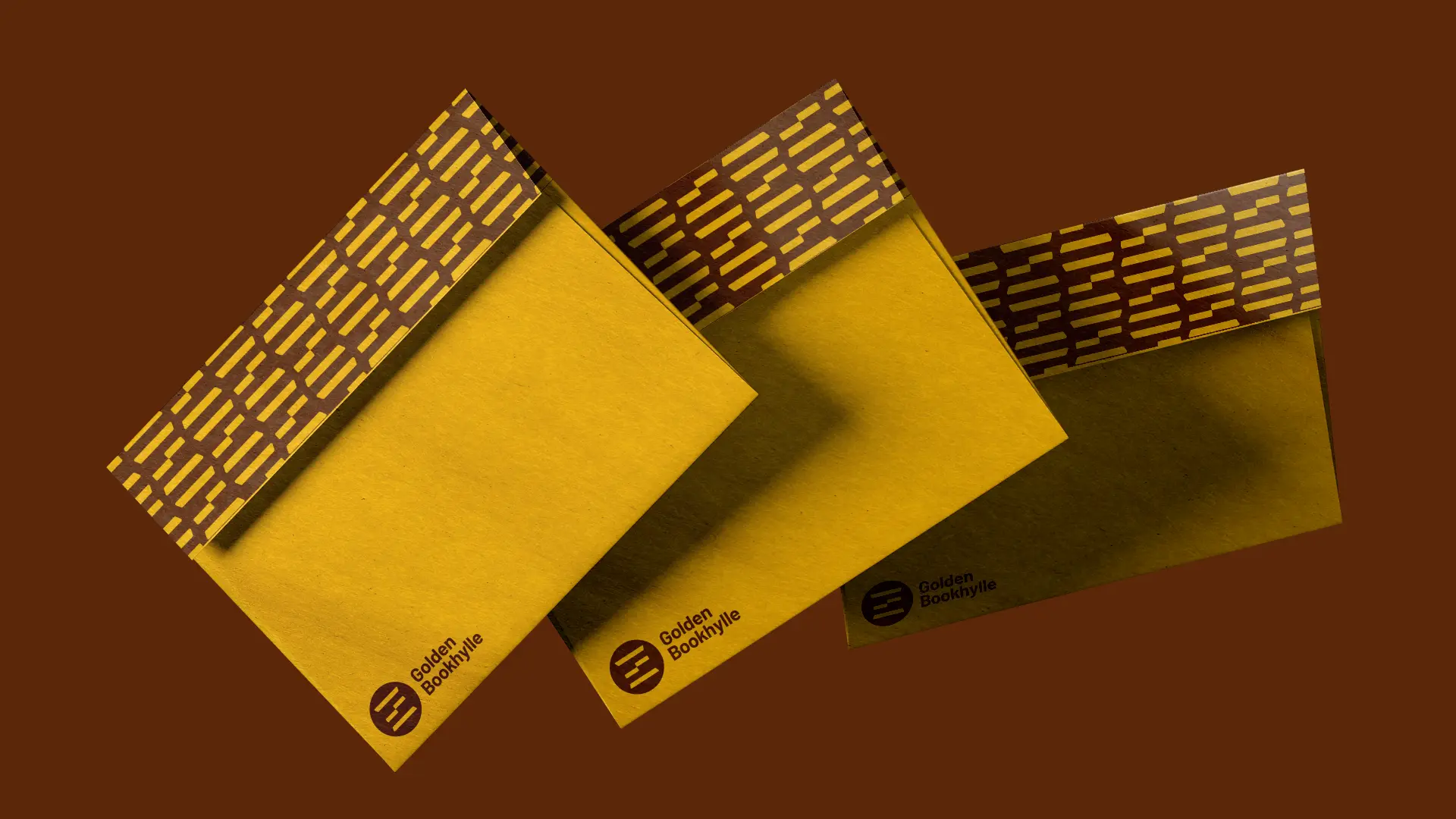 Golden Bookhylle Envelope