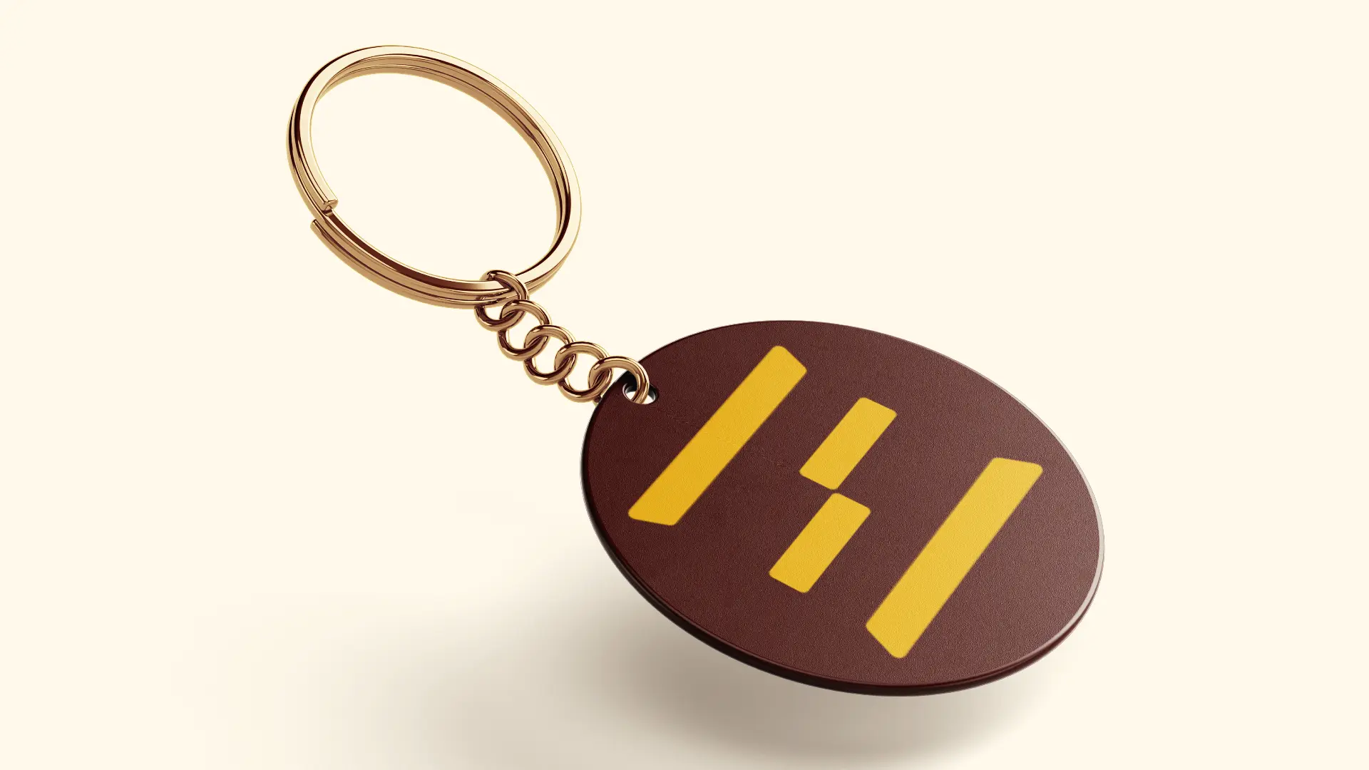 Golden Bookhylle Keychain