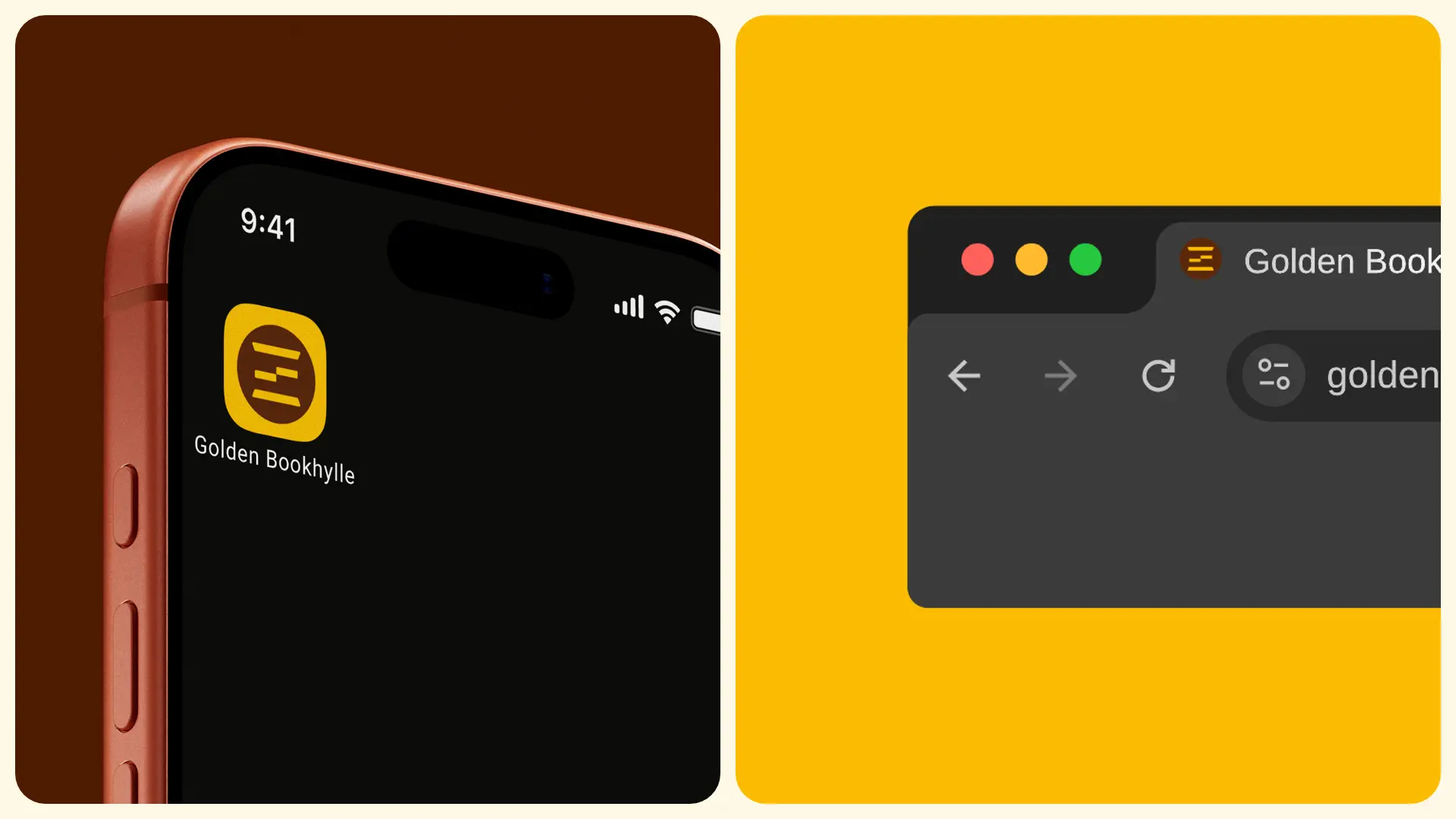 Golden Bookhylle Presentation 2