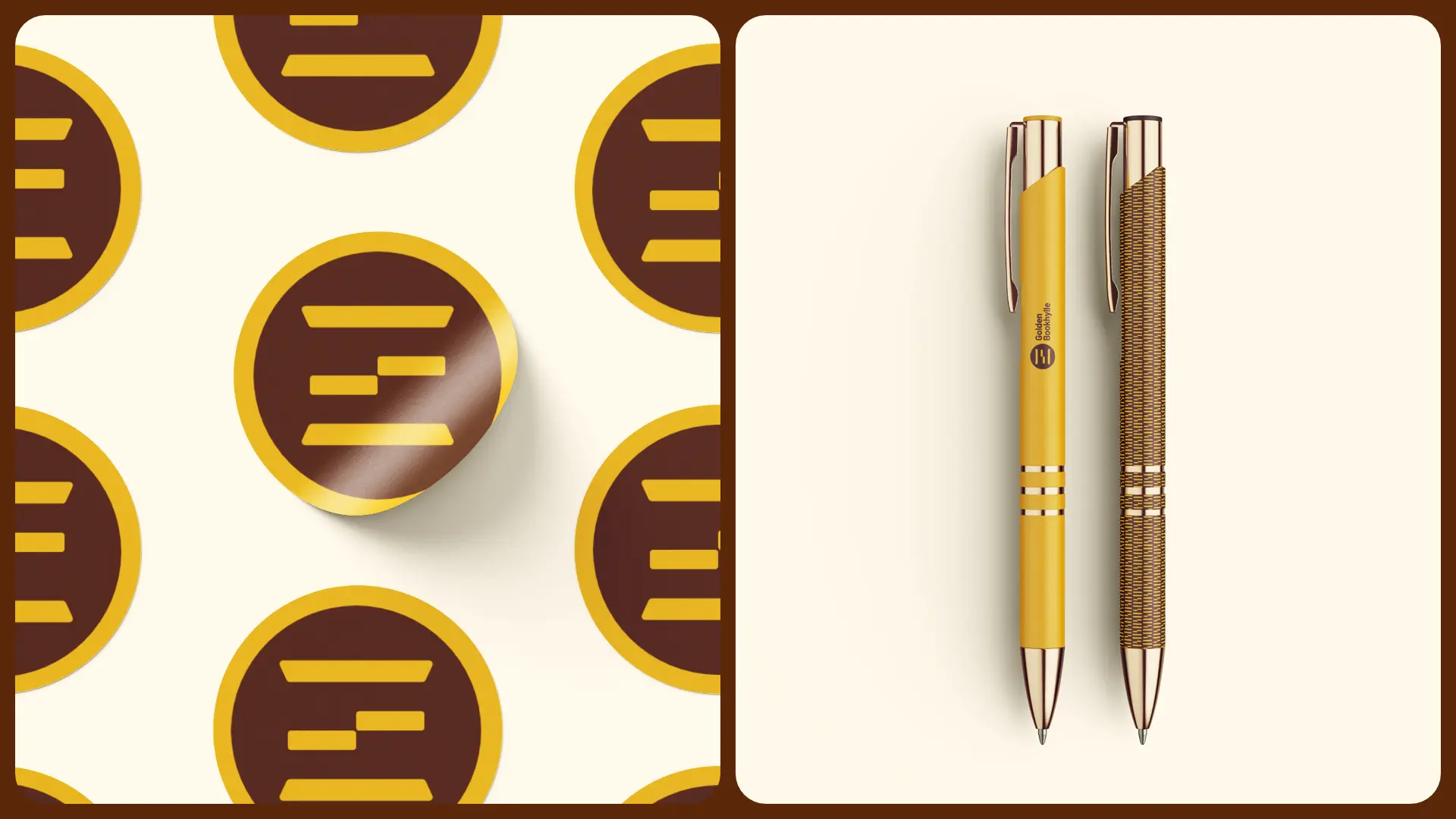 Golden Bookhylle Presentation 6