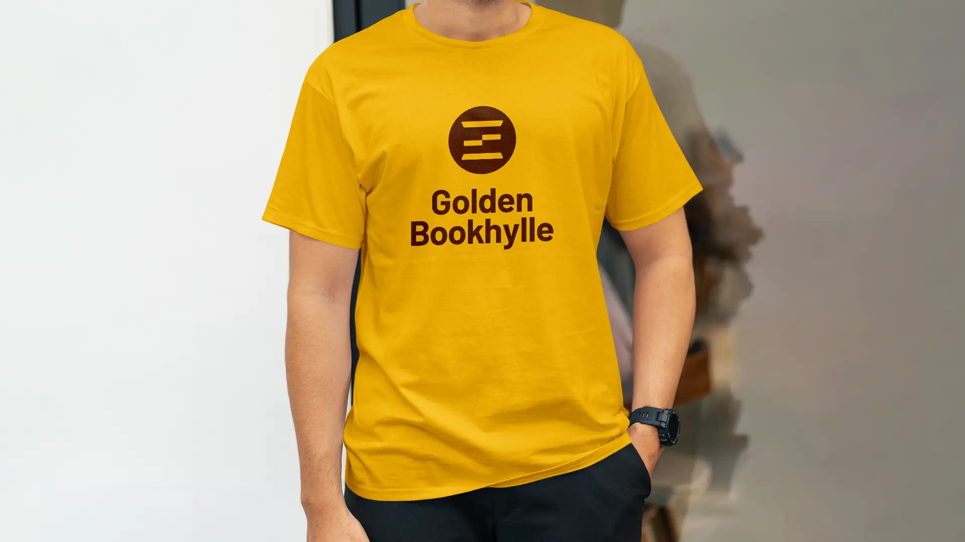 Golden Bookhylle T shirt