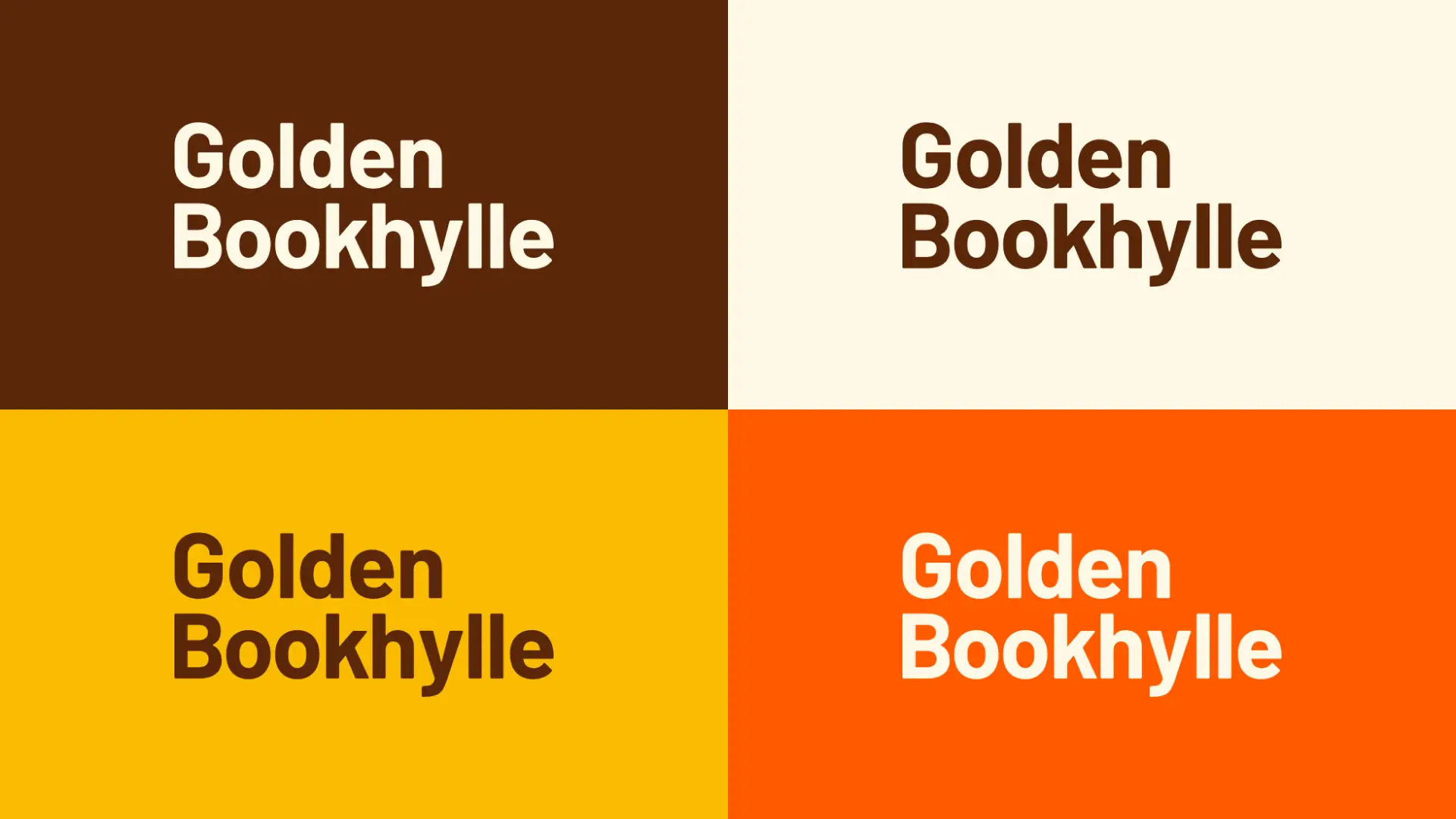 Golden Bookhylle Text Color Combinations