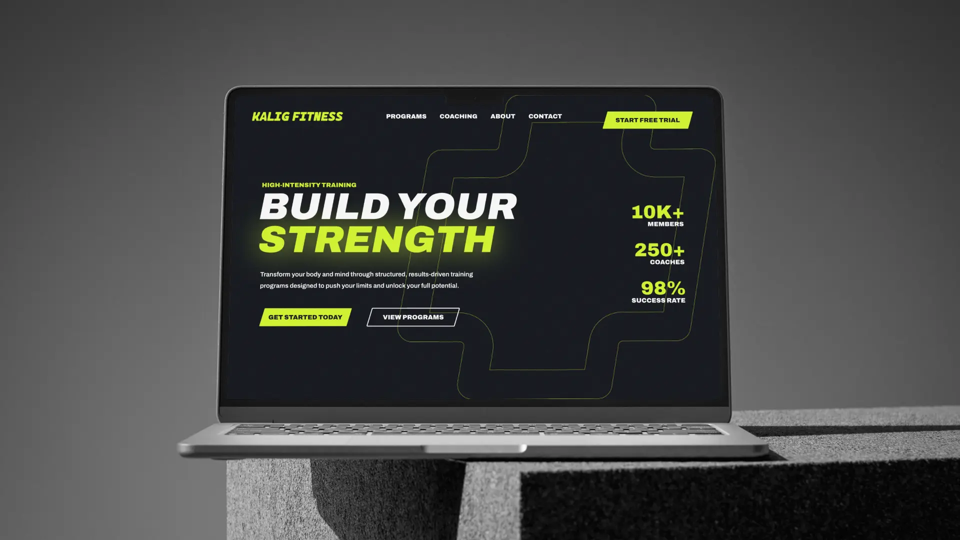 Kalig Fitness Website