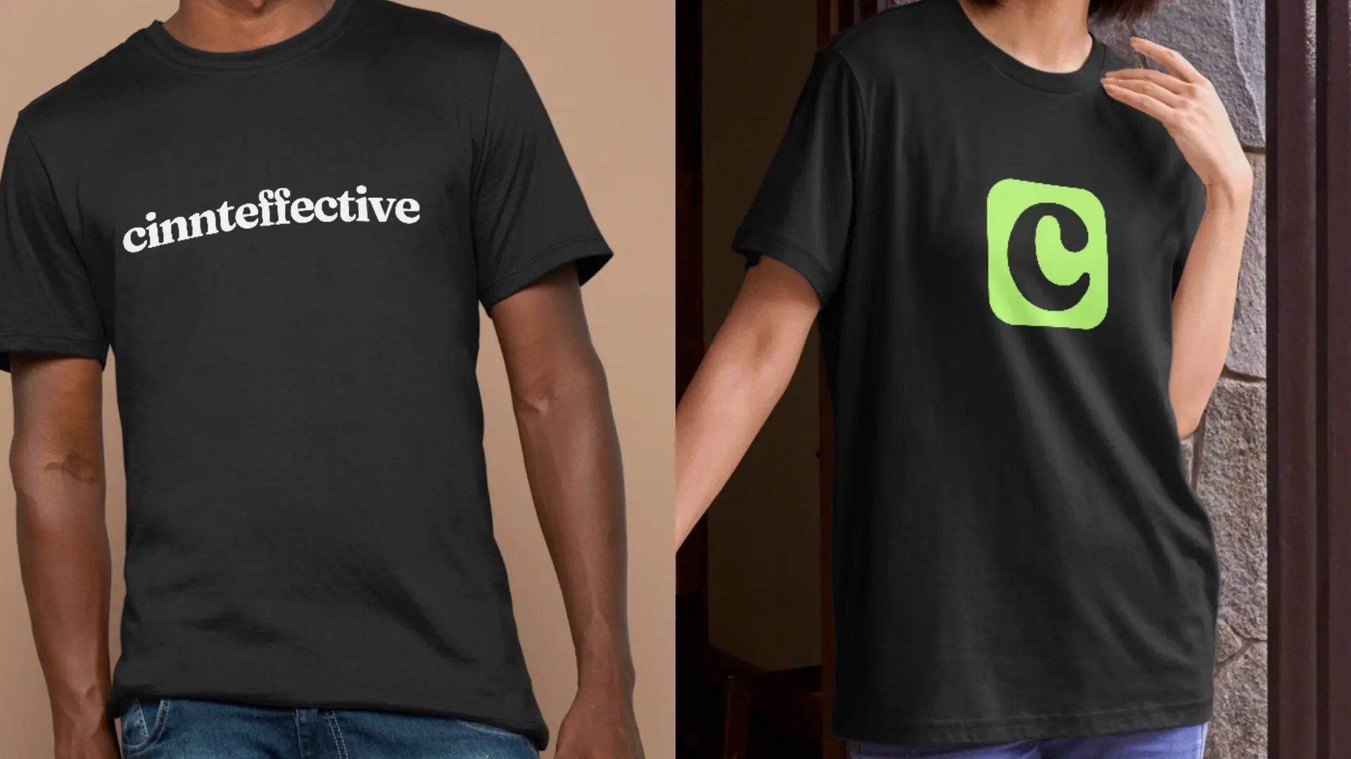 Cinnteffective Logo on T shirt V3