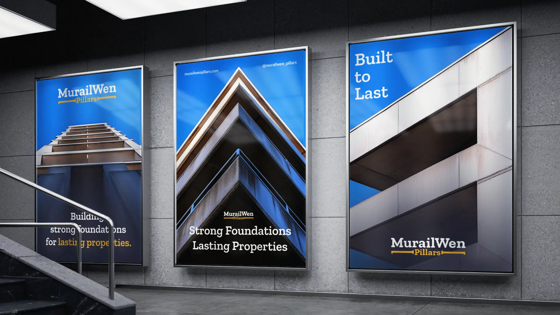MurailWen Pillars City Posters