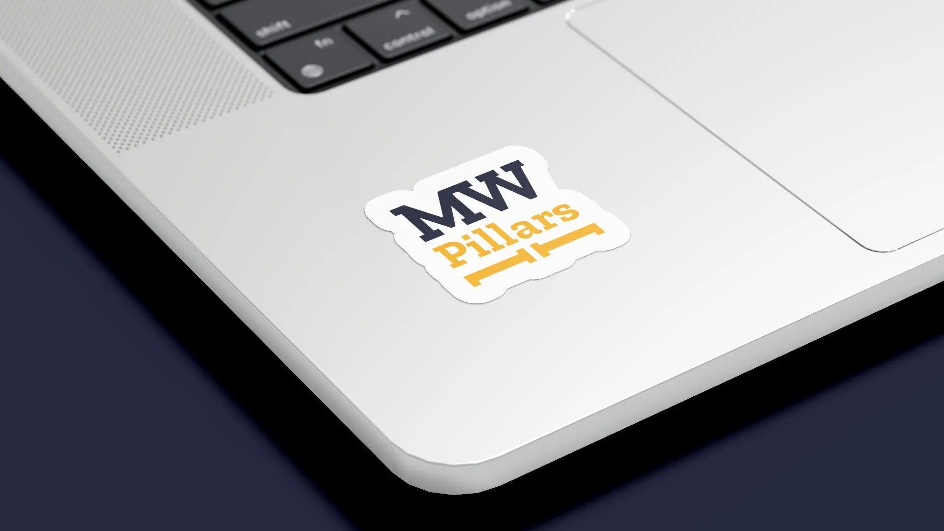 MurailWen Pillars Laptop Sticker