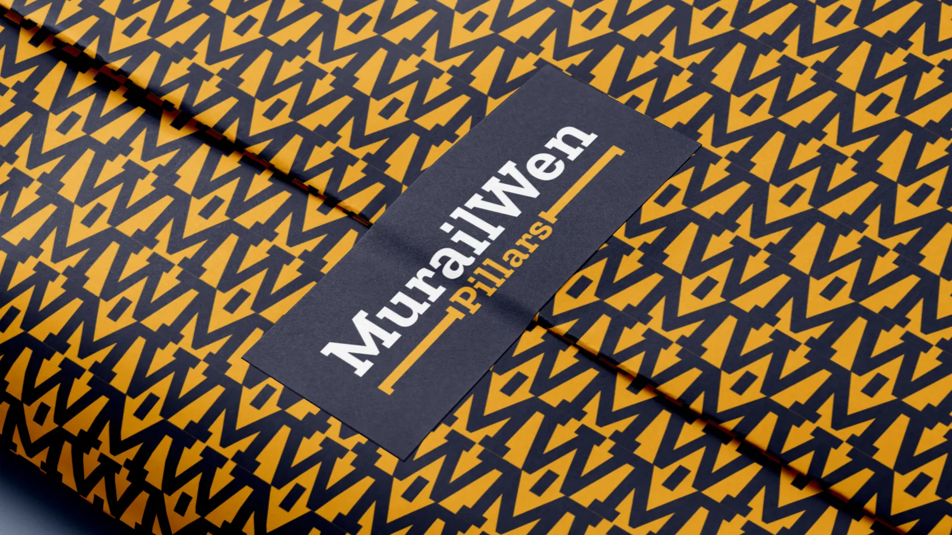 MurailWen Pillars Pattern on Wrapping Paper