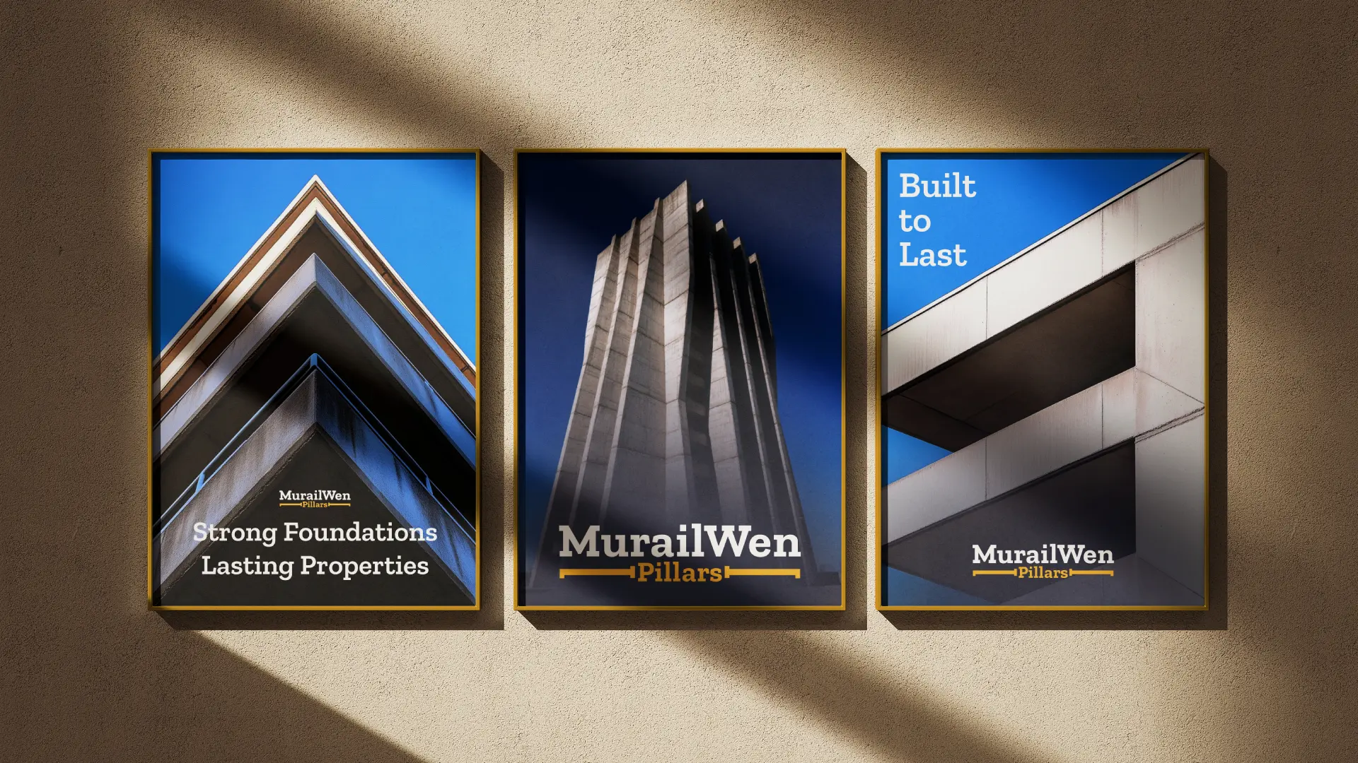 MurailWen Pillars Poster Frame on Wall 2