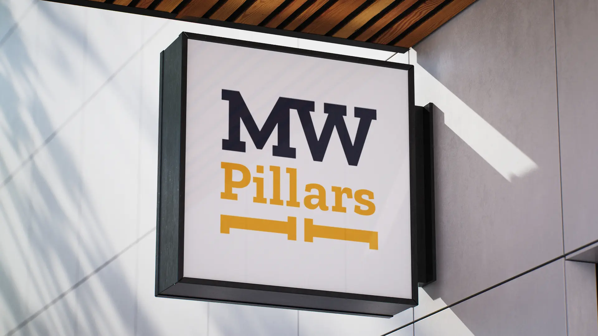 MurailWen Pillars Square Indoor Sign
